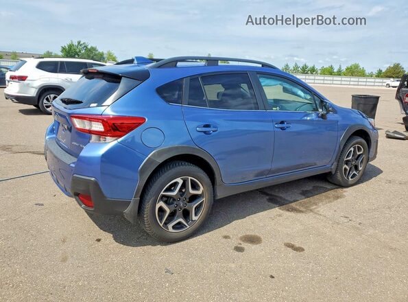 JF2GTAMC0K8225539 2019 SUBARU CROSSTREK Blue Tył prawy