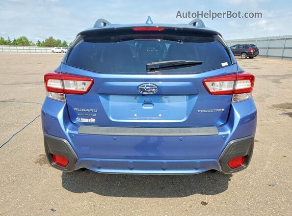JF2GTAMC0K8225539 2019 SUBARU CROSSTREK Blue Widok z tyłu