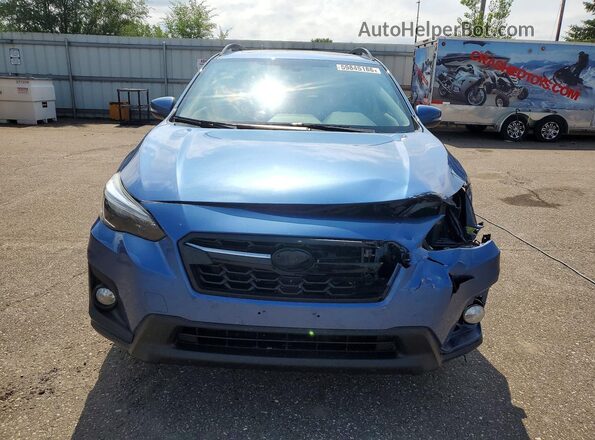 JF2GTAMC0K8225539 2019 SUBARU CROSSTREK Blue Widok z przodu