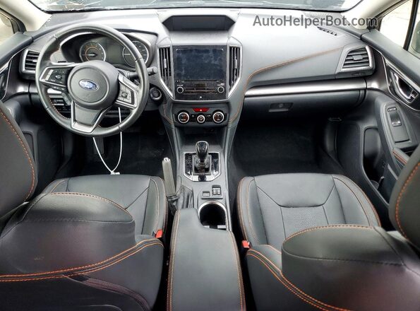 JF2GTAMC0K8363002 2019 SUBARU CROSSTREK Charcoal Առջևի վահանակի տեսք
