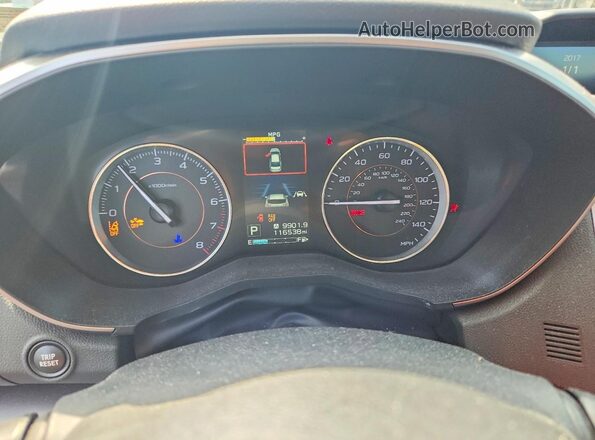 JF2GTAMC0K8363002 2019 SUBARU CROSSTREK Charcoal Սարքավորումների վահանակի տեսք