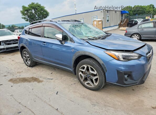 JF2GTAMC1J8292343 2018 SUBARU CROSSTREK Blue Przód prawy