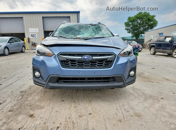 JF2GTAMC1J8292343 2018 SUBARU CROSSTREK Blue Widok z przodu
