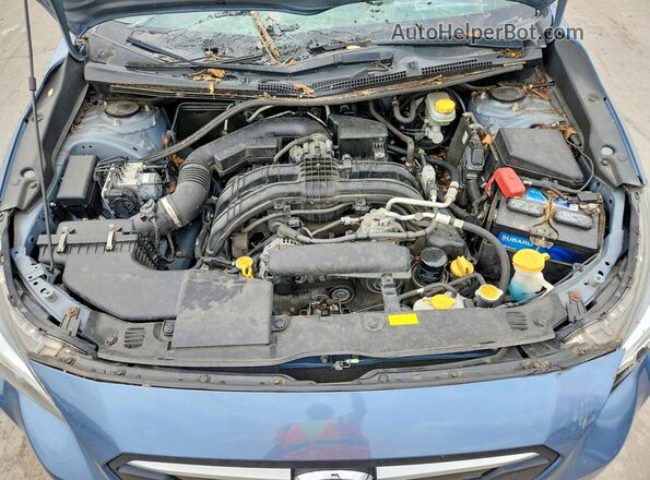 JF2GTAMC1J8292343 2018 SUBARU CROSSTREK Blue Widok wnętrza z tyłu