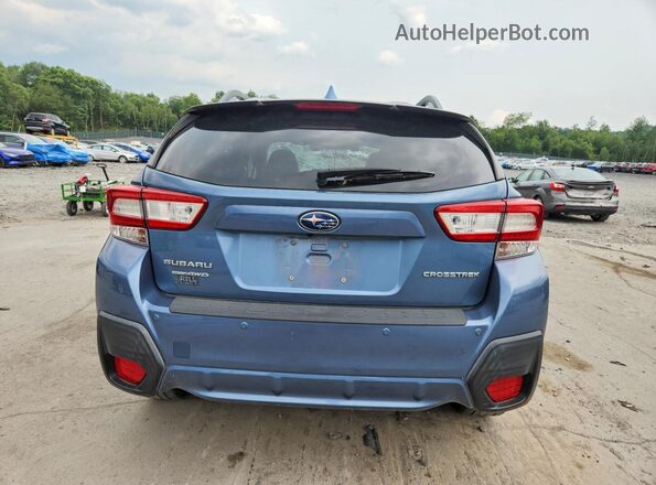 JF2GTAMC1J8292343 2018 SUBARU CROSSTREK Blue Widok z tyłu
