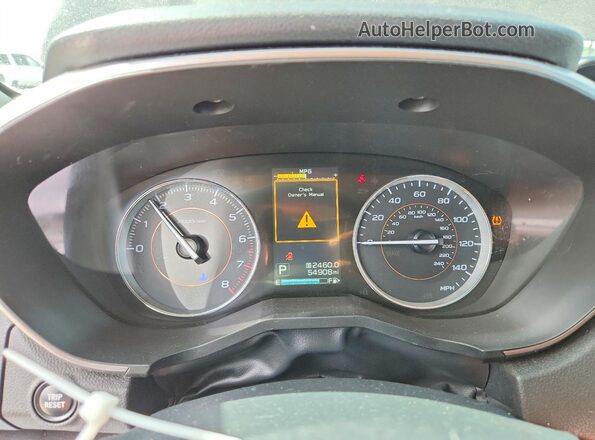 JF2GTAMC1JH302143 2018 SUBARU CROSSTREK Black Vista del cuadro de instrumentos