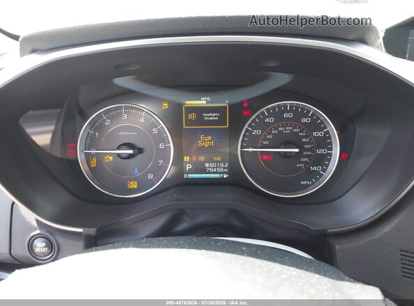 JF2GTAMC1K8323494 2019 SUBARU CROSSTREK Серый Вид задних сидений