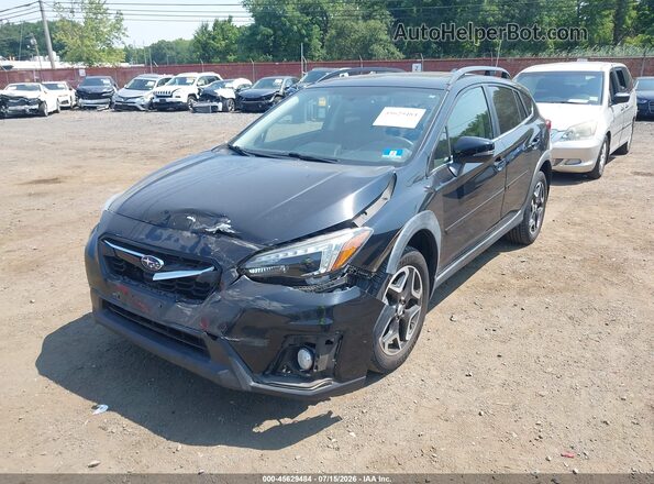 JF2GTAMC2J8273347 2018 SUBARU CROSSTREK Черный Вид спереди