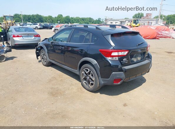 JF2GTAMC2J8273347 2018 SUBARU CROSSTREK Черный Задняя левая четверть
