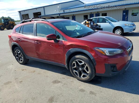 JF2GTAMC2JH261649 2018 SUBARU CROSSTREK Maroon Przód prawy