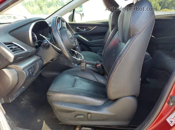 JF2GTAMC2JH261649 2018 SUBARU CROSSTREK Maroon Widok wnętrza z przodu