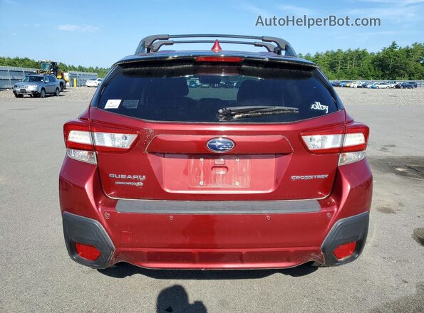 JF2GTAMC2JH261649 2018 SUBARU CROSSTREK Maroon Widok z tyłu