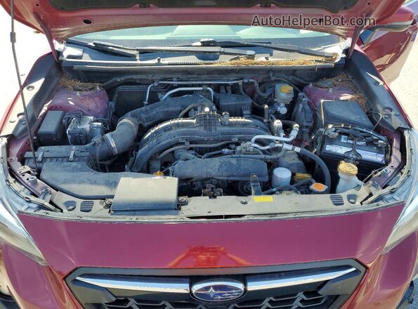 JF2GTAMC2JH261649 2018 SUBARU CROSSTREK Maroon Widok wnętrza z tyłu
