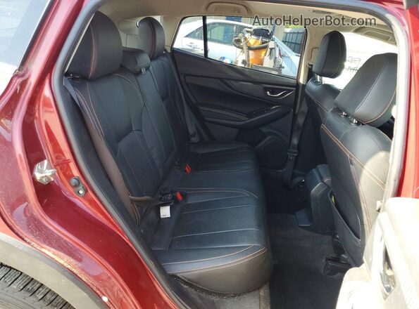 JF2GTAMC2JH261649 2018 SUBARU CROSSTREK Maroon Widok tylnych siedzeń