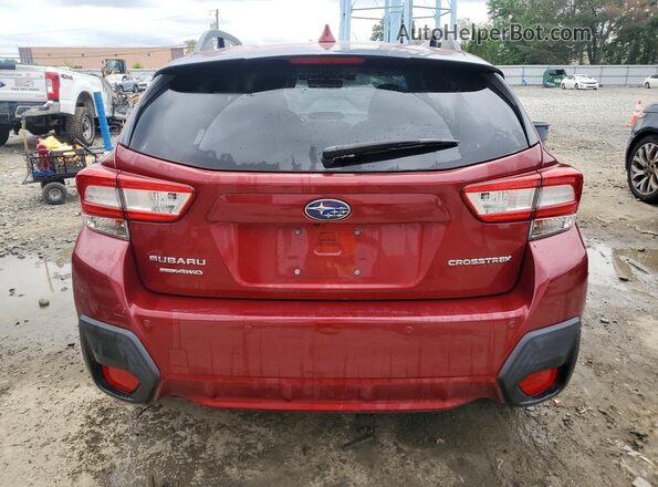 JF2GTAMC2KH377385 2019 SUBARU CROSSTREK Red Widok z tyłu