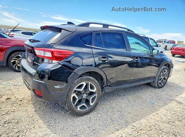 JF2GTAMC3J8258260 2018 SUBARU CROSSTREK Black Trasero derecho