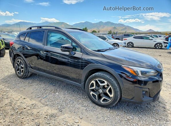 JF2GTAMC3J8258260 2018 SUBARU CROSSTREK Black Delantero derecho