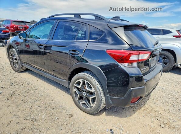 JF2GTAMC3J8258260 2018 SUBARU CROSSTREK Black Trasero izquierdo