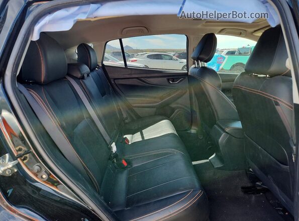 JF2GTAMC3J8258260 2018 SUBARU CROSSTREK Black Vista de los asientos traseros