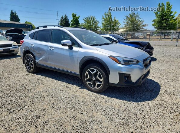 JF2GTAMC3J8262552 2018 SUBARU CROSSTREK Silver Delantero derecho