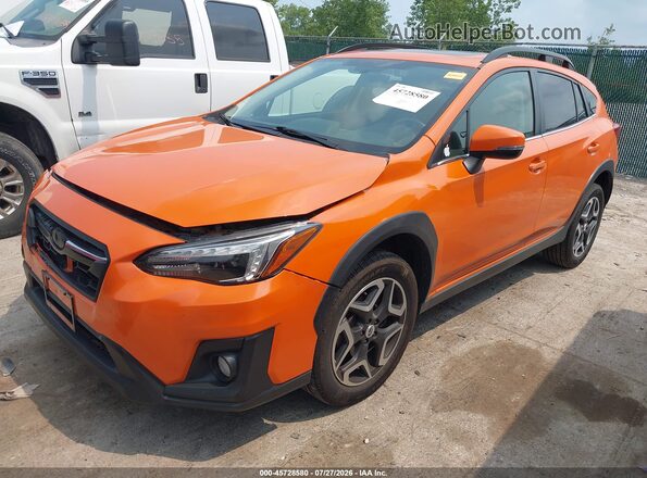 JF2GTAMC4JH294829 2018 SUBARU CROSSTREK Orange Front left