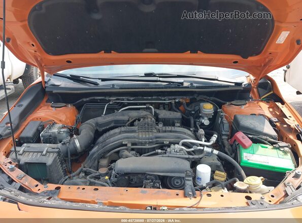 JF2GTAMC4JH294829 2018 SUBARU CROSSTREK Orange Rear view