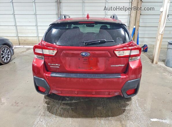 JF2GTAMC4K8260679 2019 SUBARU CROSSTREK Burgundy უკანა ხედი