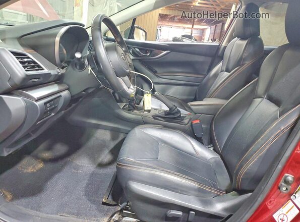 JF2GTAMC4K8260679 2019 SUBARU CROSSTREK Burgundy წინა სალონის ხედი
