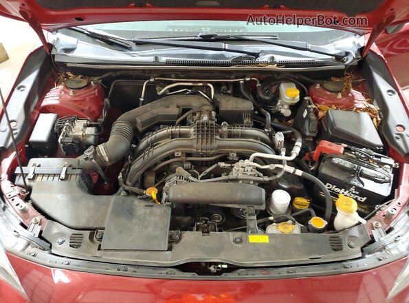 JF2GTAMC4K8260679 2019 SUBARU CROSSTREK Burgundy ძრავის განყოფილების ხედი