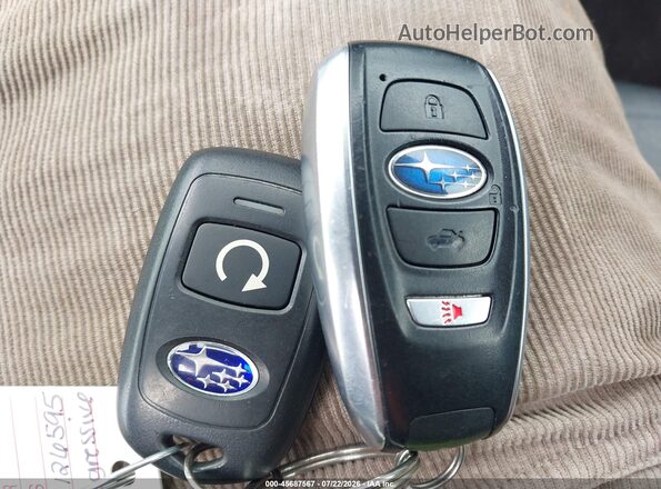 JF2GTAMC5JH223641 2018 SUBARU CROSSTREK Blue Առջևի վահանակի տեսք
