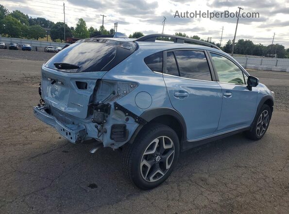 JF2GTAMC5JH244277 2018 SUBARU CROSSTREK Синий Задняя правая четверть