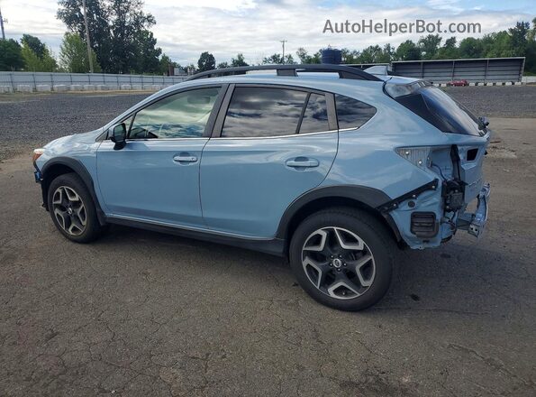 JF2GTAMC5JH244277 2018 SUBARU CROSSTREK Синий Задняя левая четверть