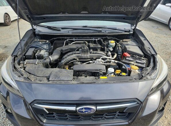 JF2GTAMC5JH311766 2018 SUBARU CROSSTREK Gray Widok wnętrza z tyłu