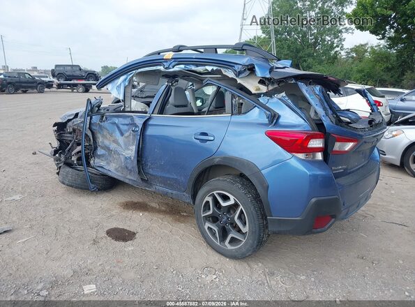 JF2GTAMC5K8291147 2019 SUBARU CROSSTREK Blue Trasero izquierdo