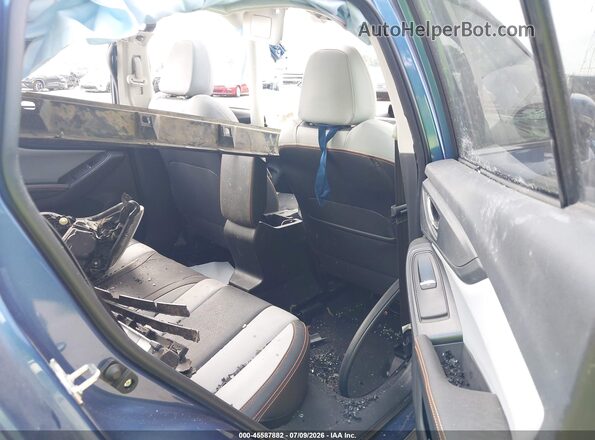 JF2GTAMC5K8291147 2019 SUBARU CROSSTREK Blue Vista de la etiqueta del VIN