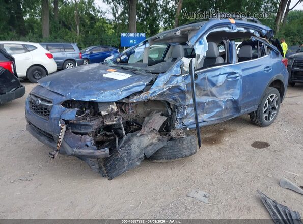 JF2GTAMC5K8291147 2019 SUBARU CROSSTREK Blue Vista tres cuartos delantera izquierda
