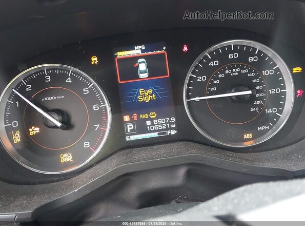 JF2GTAMC5KH322560 2019 SUBARU CROSSTREK Black Vista de los asientos traseros