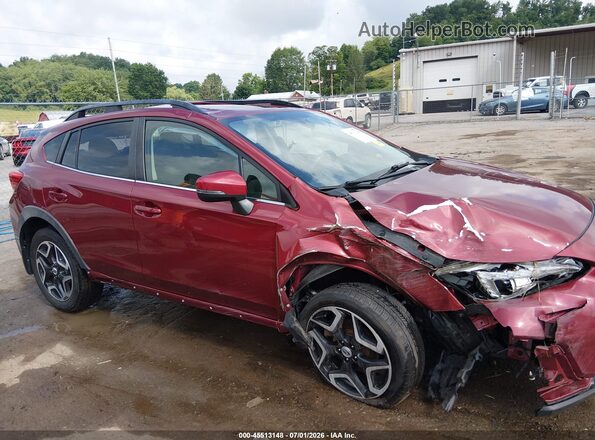JF2GTAMC6J8249374 2018 SUBARU CROSSTREK Red Вид спереду