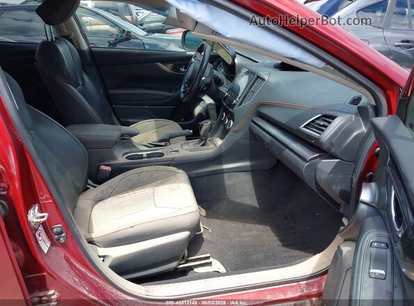 JF2GTAMC6J8249374 2018 SUBARU CROSSTREK Red Вид салону спереду
