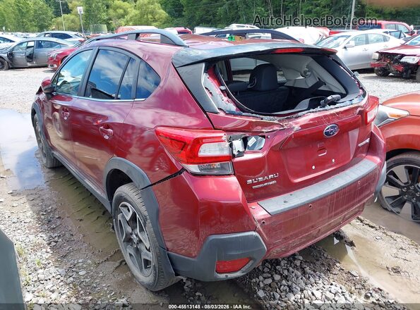 JF2GTAMC6J8249374 2018 SUBARU CROSSTREK Red Задня ліва чверть