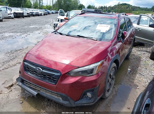 JF2GTAMC6J8249374 2018 SUBARU CROSSTREK Red Передня ліва чверть
