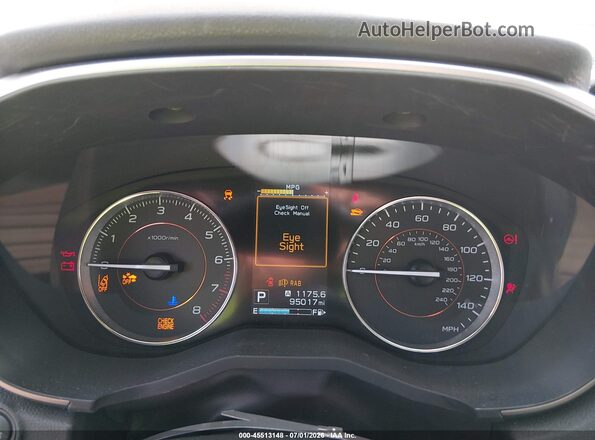 JF2GTAMC6J8249374 2018 SUBARU CROSSTREK Red Вид задніх сидінь