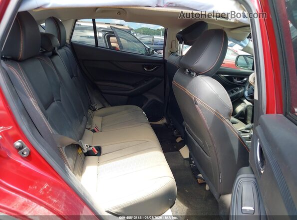 JF2GTAMC6J8249374 2018 SUBARU CROSSTREK Red Вид наклейки з VIN-кодом