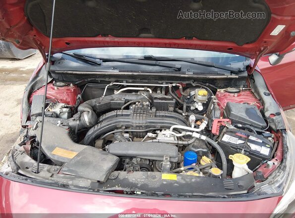 JF2GTAMC6J8249374 2018 SUBARU CROSSTREK Red Вид ззаду