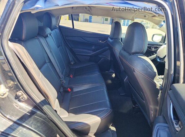 JF2GTAMC6K8201388 2019 SUBARU CROSSTREK Black უკანა სავარძლების ხედი