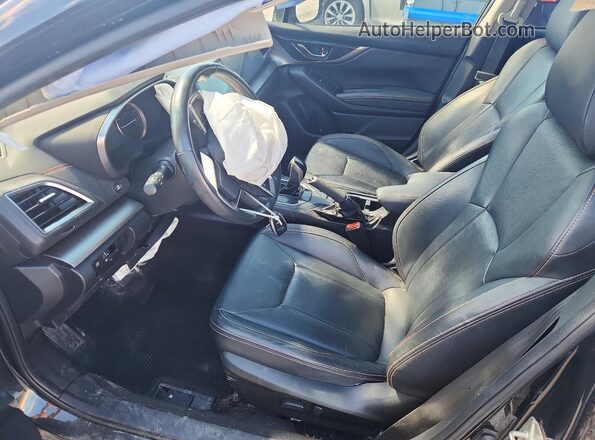 JF2GTAMC6K8201388 2019 SUBARU CROSSTREK Black წინა სალონის ხედი