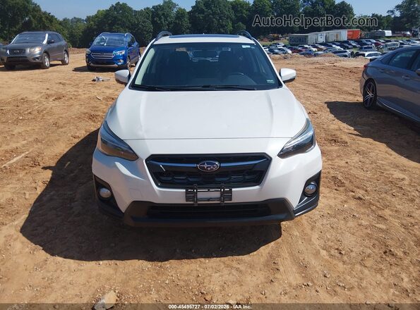 JF2GTAMC7J8201883 2018 SUBARU CROSSTREK White Vista del cuadro de instrumentos