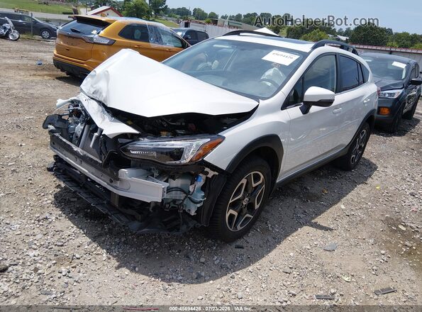 JF2GTAMC7J8295165 2018 SUBARU CROSSTREK White Przód lewy