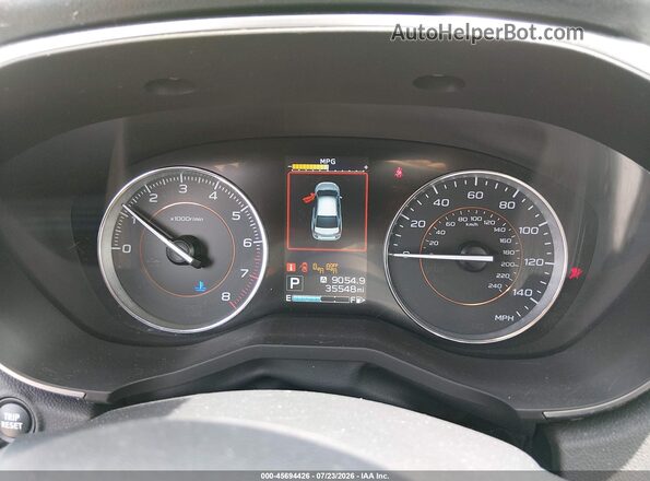 JF2GTAMC7J8295165 2018 SUBARU CROSSTREK White Widok tylnych siedzeń