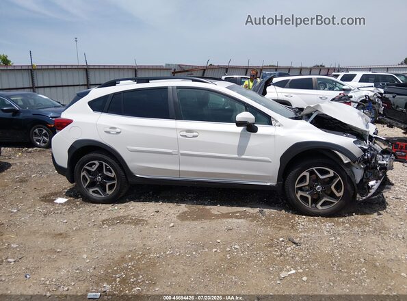 JF2GTAMC7J8295165 2018 SUBARU CROSSTREK White Widok wnętrza z tyłu